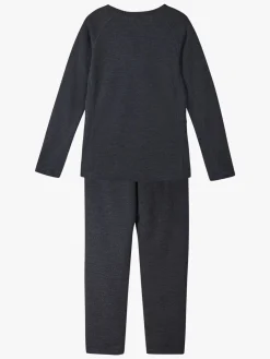 Børn Reima Undertøj>Lani Skiundertøj, Black Melange