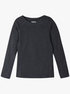 Børn Reima Undertøj></noscript>Lani Skiundertøj, Black Melange