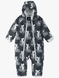 Børn Reima Mumitroldene Knytte Babyflyverdragt, Sort