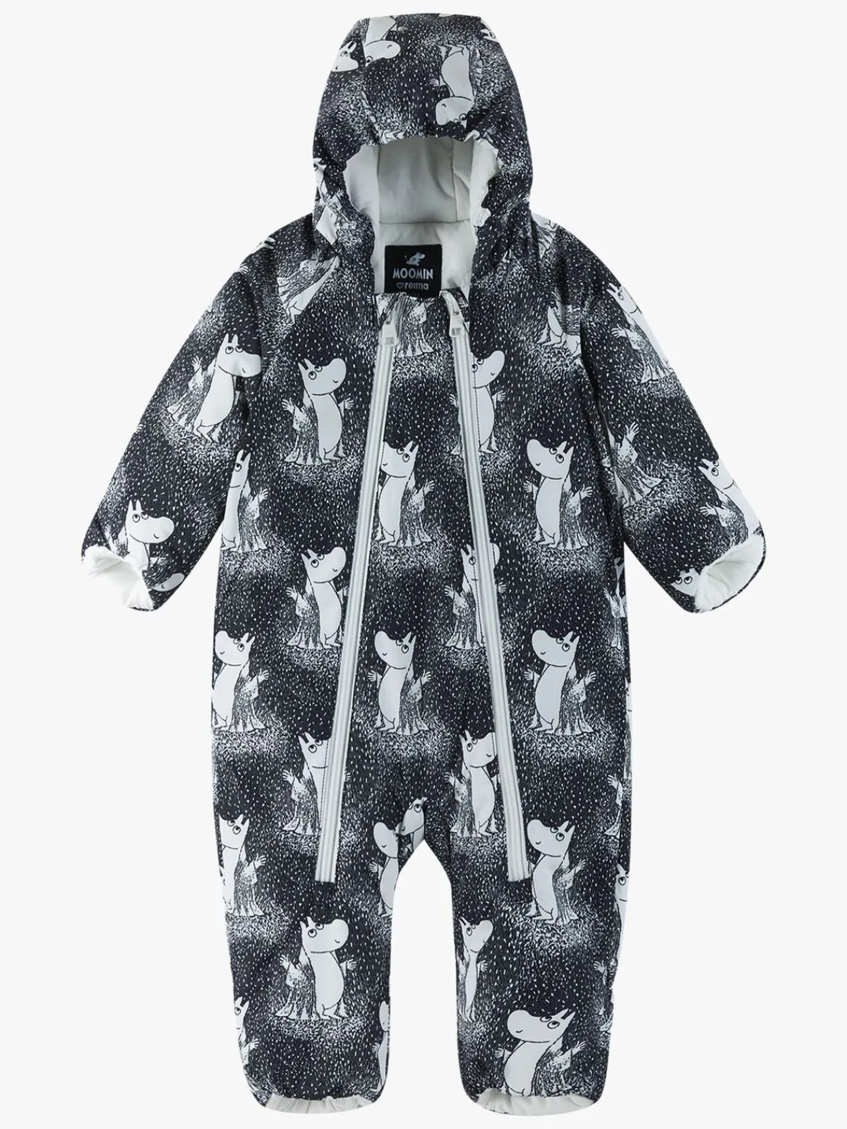 Børn Reima Mumitroldene Knytte Babyflyverdragt, Sort