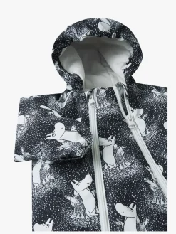 Børn Reima Mumitroldene Knytte Babyflyverdragt, Sort