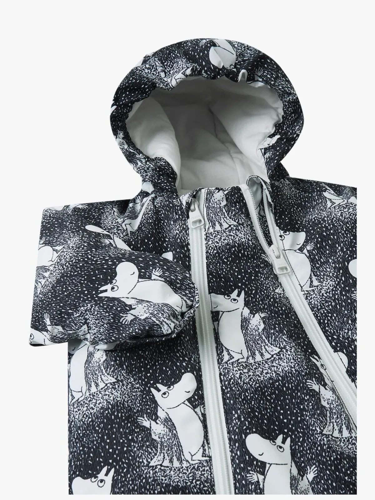 Børn Reima Mumitroldene Knytte Babyflyverdragt, Sort