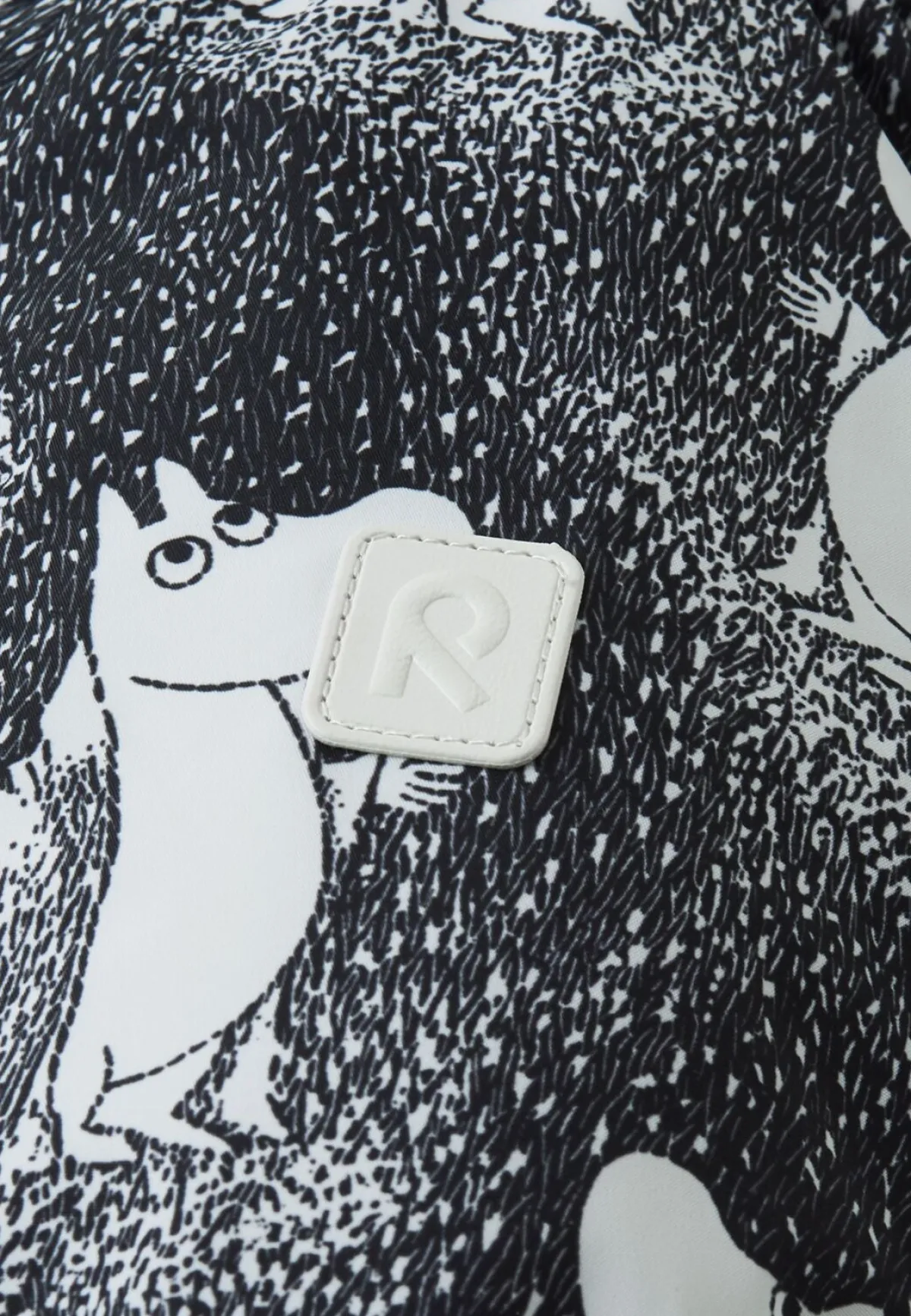 Børn Reima Mumitroldene Knytte Babyflyverdragt, Sort