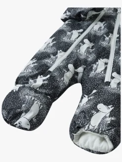 Børn Reima Mumitroldene Knytte Babyflyverdragt, Sort