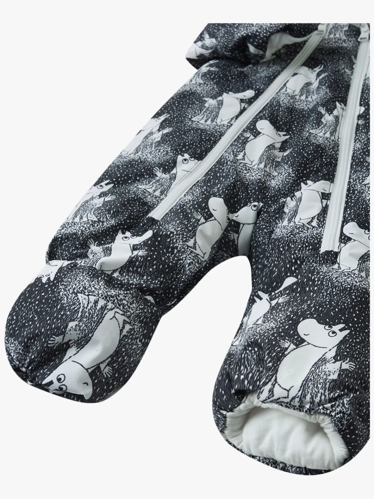 Børn Reima Mumitroldene Knytte Babyflyverdragt, Sort