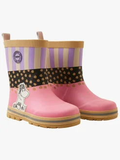 Børn Reima Gummistøvler>Mumitroldene  Magiske Gummistøvler, Sunset Pink