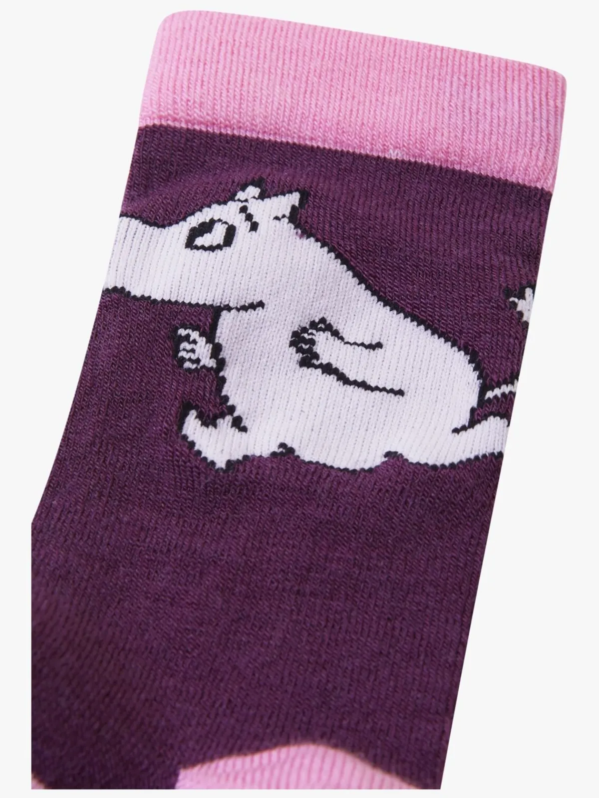 Børn Reima Mumitroldene Stribede Strømper Merinomix, Deep Purple