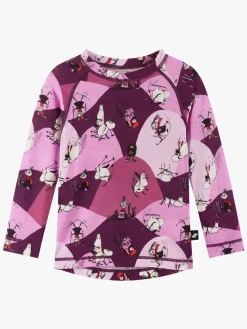 Børn Reima Undertøj|Uldtøj></noscript>Mumitroldene Trivsam Skiundertøj, Rose Pink