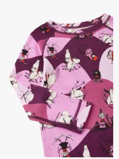 Børn Reima Undertøj|Uldtøj></noscript>Mumitroldene Trivsam Skiundertøj, Rose Pink