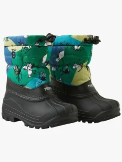 Børn Reima Støvler & Vinterstøvler>Nefar Mumitroldene Vinterstøvler, Enchanted Green