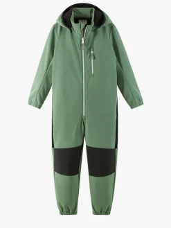 Børn Reima Nurmes Softshellflyverdragt, Green Clay
