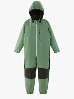 Børn Reima Nurmes Softshellflyverdragt, Green Clay