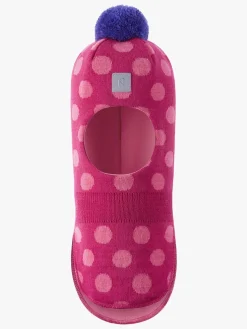 Reima Tilbehør|Uldtøj*Polkka Elefanthue Uldblanding, Rosy Berry Lyserød