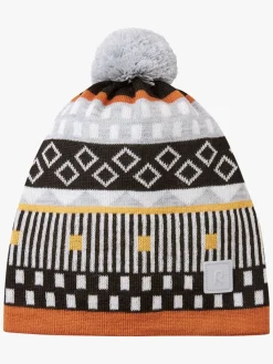 Reima Tilbehør|Vintertøj*Tipla Hue, Grey Melange Grå/Brun/Hvid