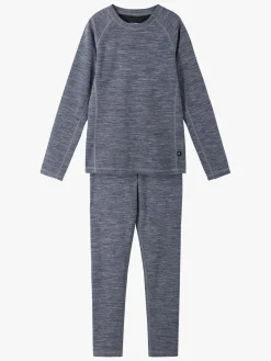 Børn Reima Villoista Skiundertøj, Grey Melange