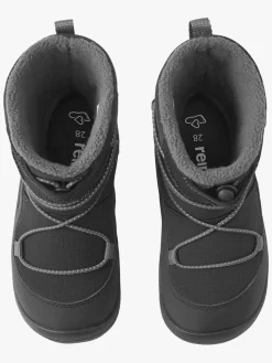 Børn Reima Barfodssko>tec Ensilumi Barefoot Vinterstøvler, Black