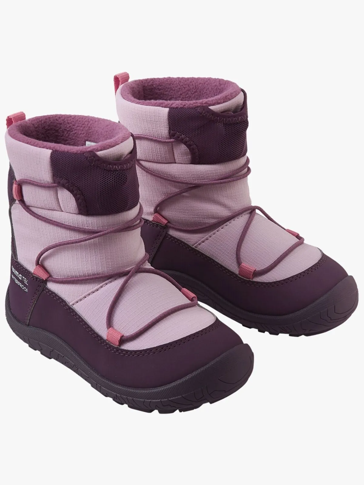 Børn Reima Barfodssko>tec Ensilumi Barefoot Vinterstøvler, Deep Purple