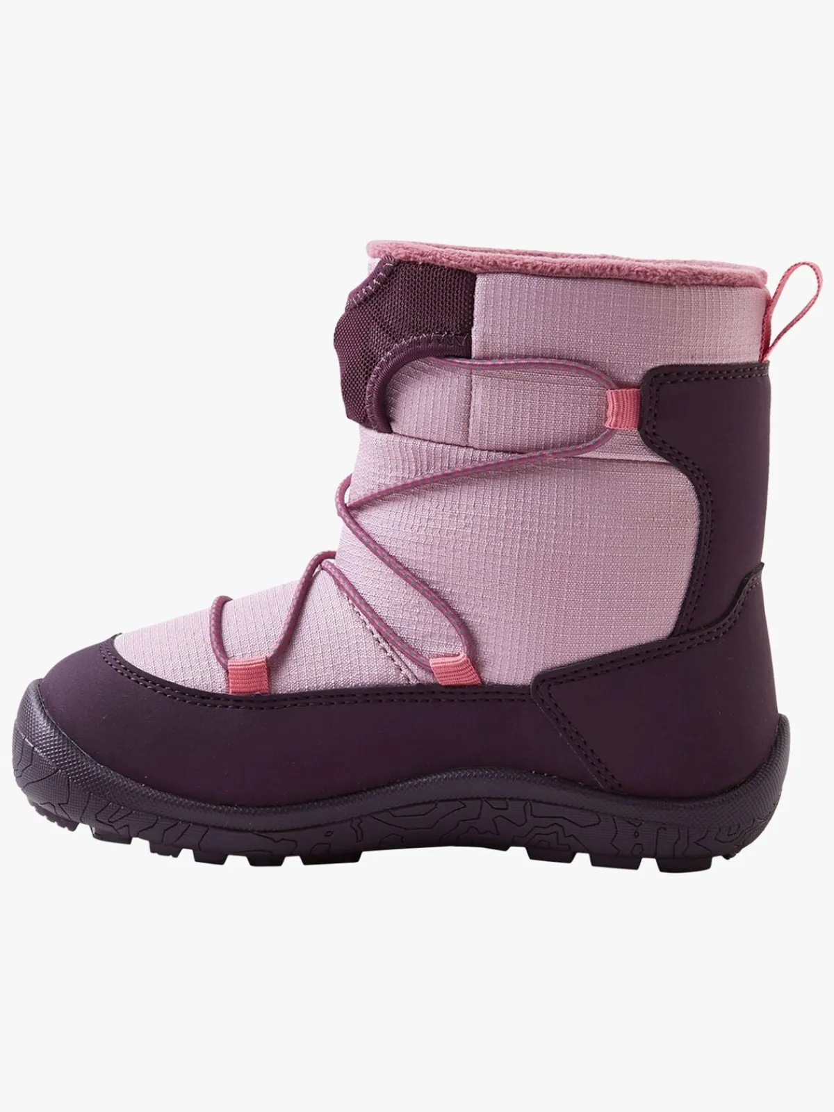 Børn Reima Barfodssko>tec Ensilumi Barefoot Vinterstøvler, Deep Purple