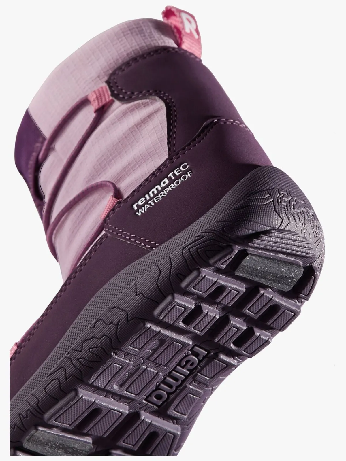 Børn Reima Barfodssko>tec Ensilumi Barefoot Vinterstøvler, Deep Purple