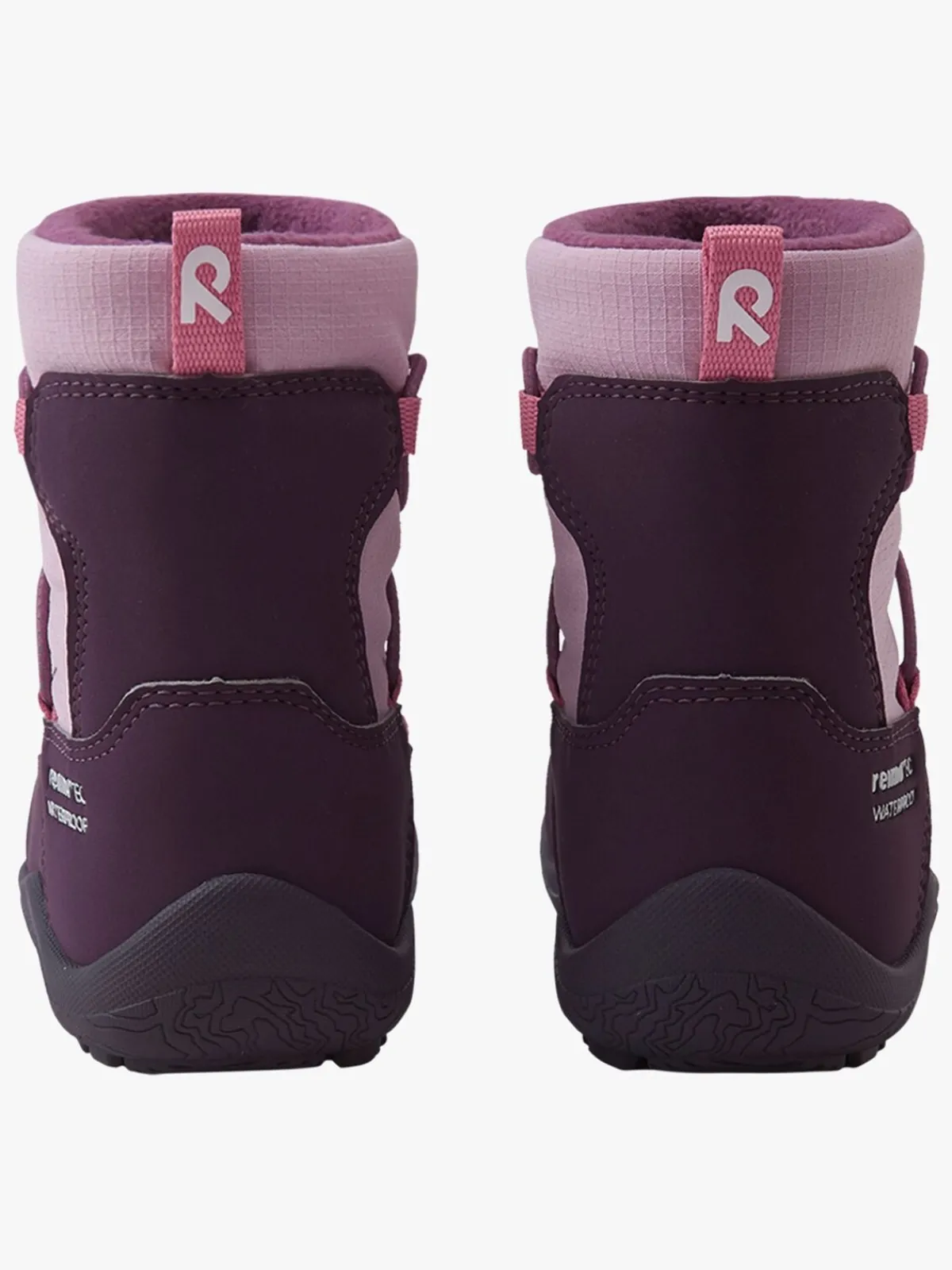 Børn Reima Barfodssko>tec Ensilumi Barefoot Vinterstøvler, Deep Purple