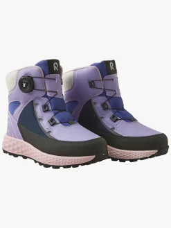 Børn Reima Støvler & Vinterstøvler>tec Hallava Quicklock Vinterstøvler, Blooming Lilac