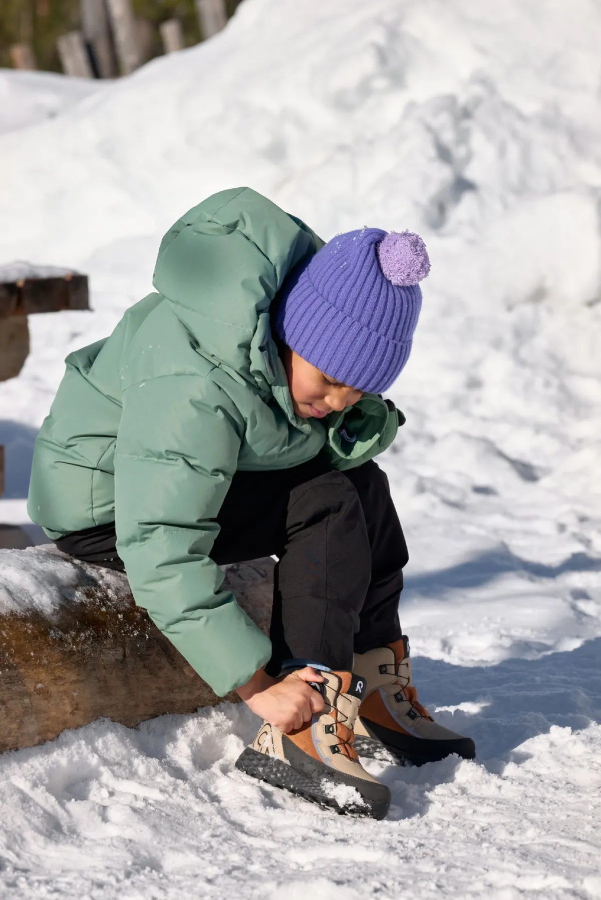 Reima Støvler & Vinterstøvler*tec Hallava Quicklock Vinterstøvler, Earthy Beige