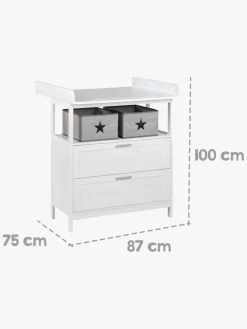 Roba Pusleborde></noscript>Hamburg Puslekommode inkl. Adapter, White