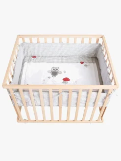 Roba Kravlegård med Hjul, Adam & Owl Wood