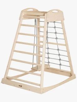 Børn Roba Montessori Indendørs Legetårn med Gynge, Natural/Grey