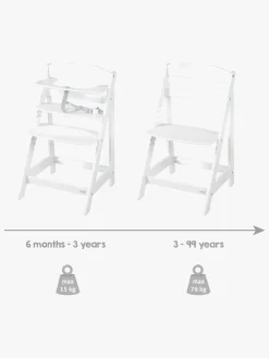 Roba Sit Up Flex Grow-Along Højstol, White