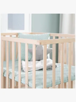 Roba Sikkerhed*Style Kravlegård med Hjul, Wood & Green