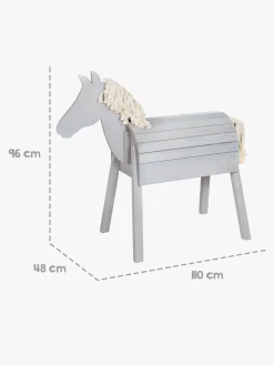 Roba Udeleg>Udendørslegehest 96 cm, Grå