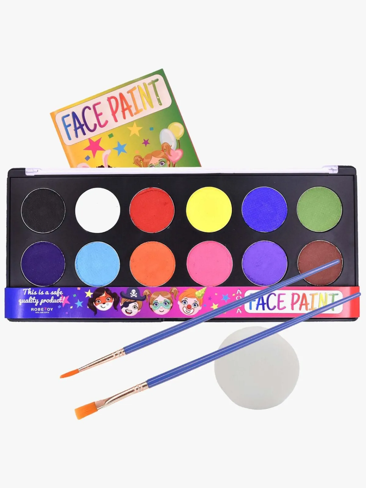Robetoy Kreativt Legetøj*Ansigtsmaling 12 Farver