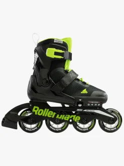 Rollerblade Skating></noscript>MICROBLADE Black/Green