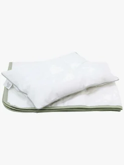 RttStart Børnesenge & Tilbehør*Rätt Start Dyne og Hovedpude Tremmeseng 100x130 Varmegrad 1 Hvid