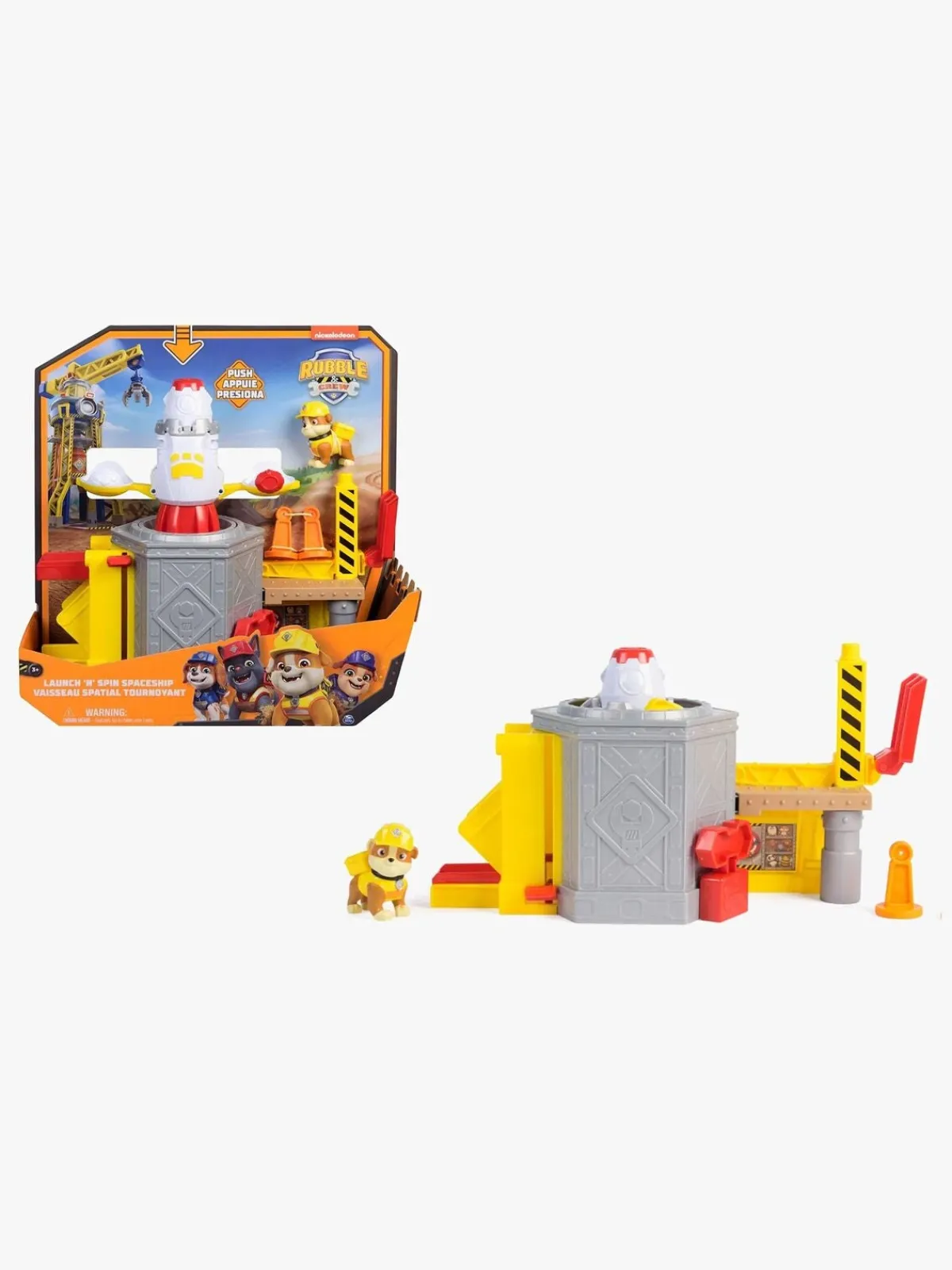 RubbleCrew Legetøjsbiler & -Fartøjer*Rubble & Crew Launch N Spin Rumskib