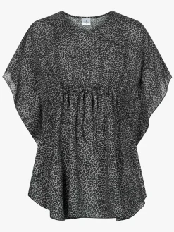 Børn Saltabad Kjoler & Tunikaer>Ellen Tunika, Grå/Sort Leo