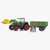 Schleich Legetøjsbiler & -Fartøjer*42608 Farm World Traktor med Anhænger