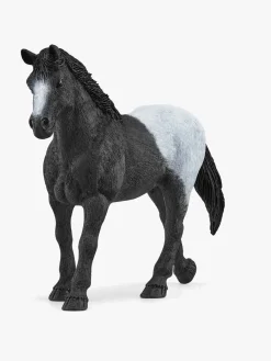 Schleich Legetøjsfigurer*Legetøjssæt Hesteboks med Hoppe og Føl Flerfarvet/Sort