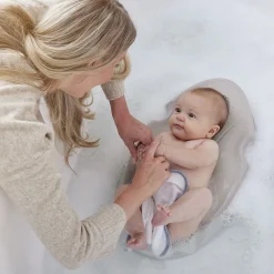 Shnuggle Badeværelset*Badestøtte Newborn, Taupe Beige