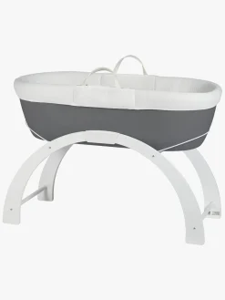 Børn Shnuggle Dreami Moseskurv Sleep System, Slate Grey