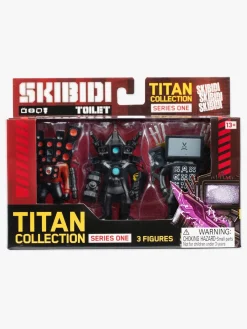 SKIBIDI TOILET Legetøjsfigurer*Titan Collection Figursæt Series 1, 3-pak