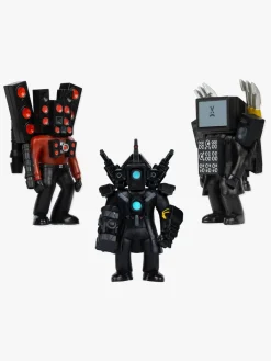 SKIBIDI TOILET Legetøjsfigurer*Titan Collection Figursæt Series 1, 3-pak