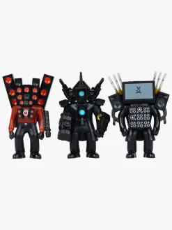 SKIBIDI TOILET Legetøjsfigurer*Titan Collection Figursæt Series 1, 3-pak