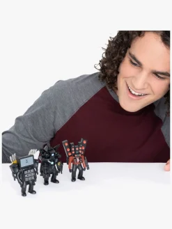 SKIBIDI TOILET Legetøjsfigurer*Titan Collection Figursæt Series 1, 3-pak