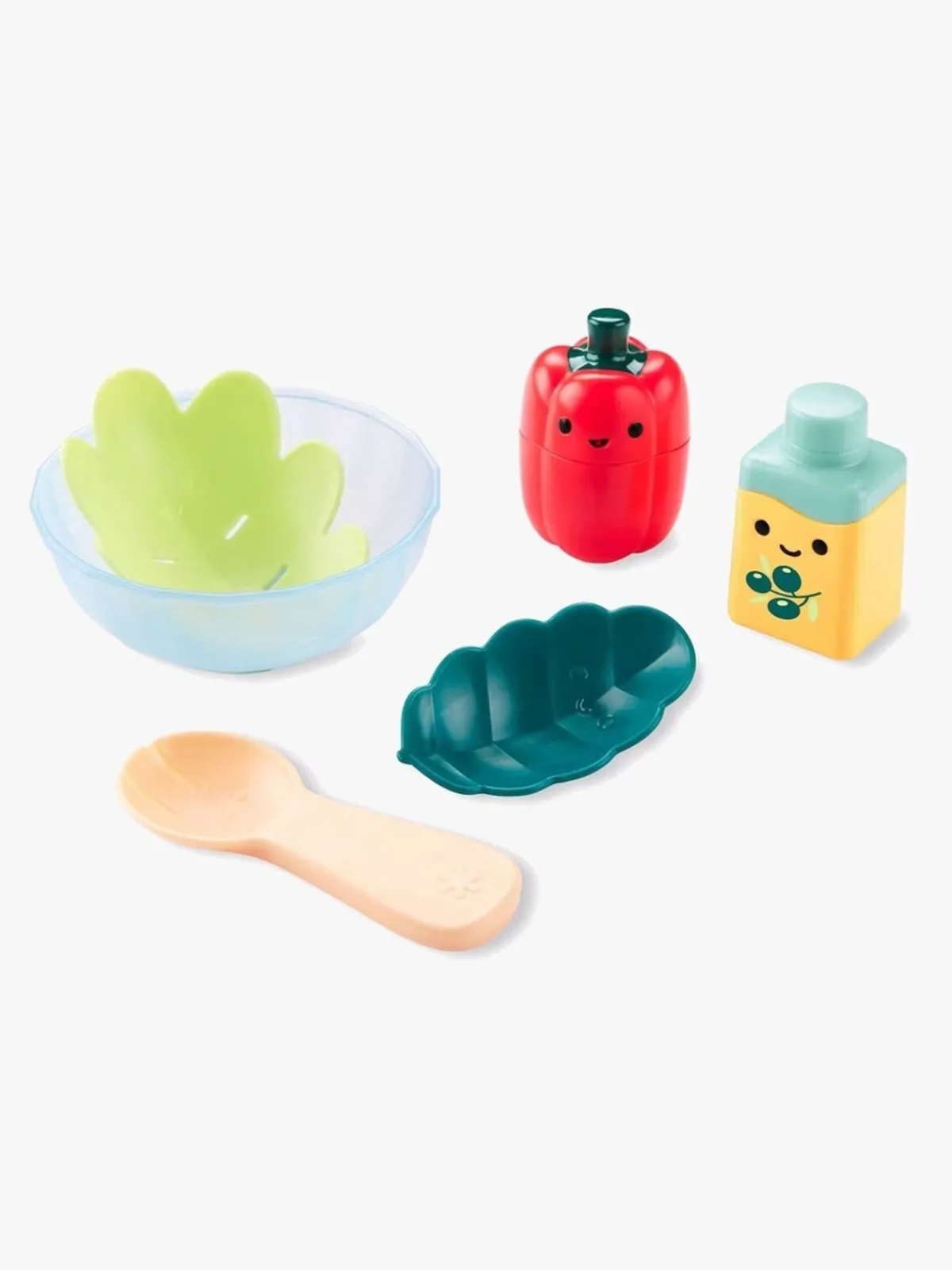 SkipHop Vandlegetøj*Skip Hop Tub to Table Café Badelegetøj, Prep & Serve Salad Flerfarvet