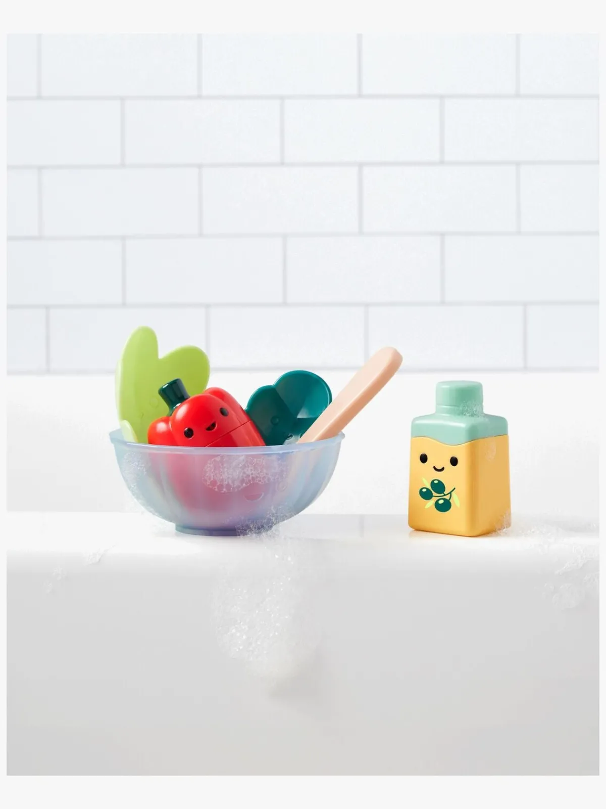 SkipHop Vandlegetøj*Skip Hop Tub to Table Café Badelegetøj, Prep & Serve Salad Flerfarvet