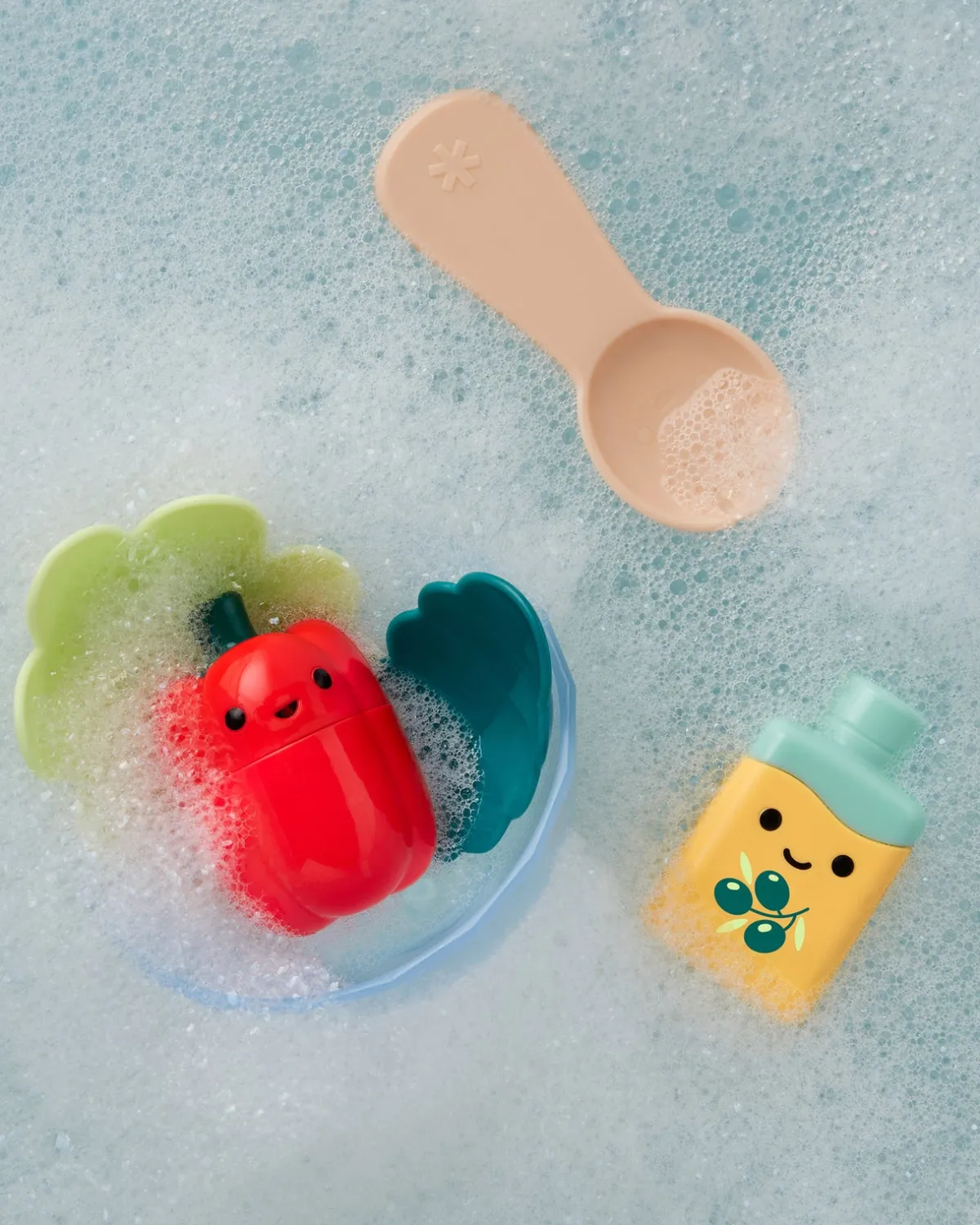 SkipHop Vandlegetøj*Skip Hop Tub to Table Café Badelegetøj, Prep & Serve Salad Flerfarvet