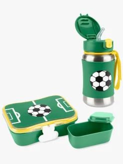 SkipHop Skip Hop Spark Style Madkasse og Flaske Fodbold, Grøn