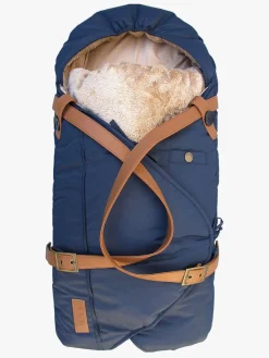 Sleepbag Køreposer>Mini Vinterkørepose, Midnight Petrol/Brown